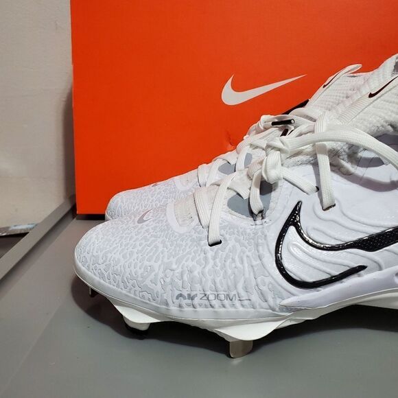 Nike Alpha Huarache NXT White Men Sz 8 Metal Baseball Cleat DJ6517-100 New - Picture 12 of 14